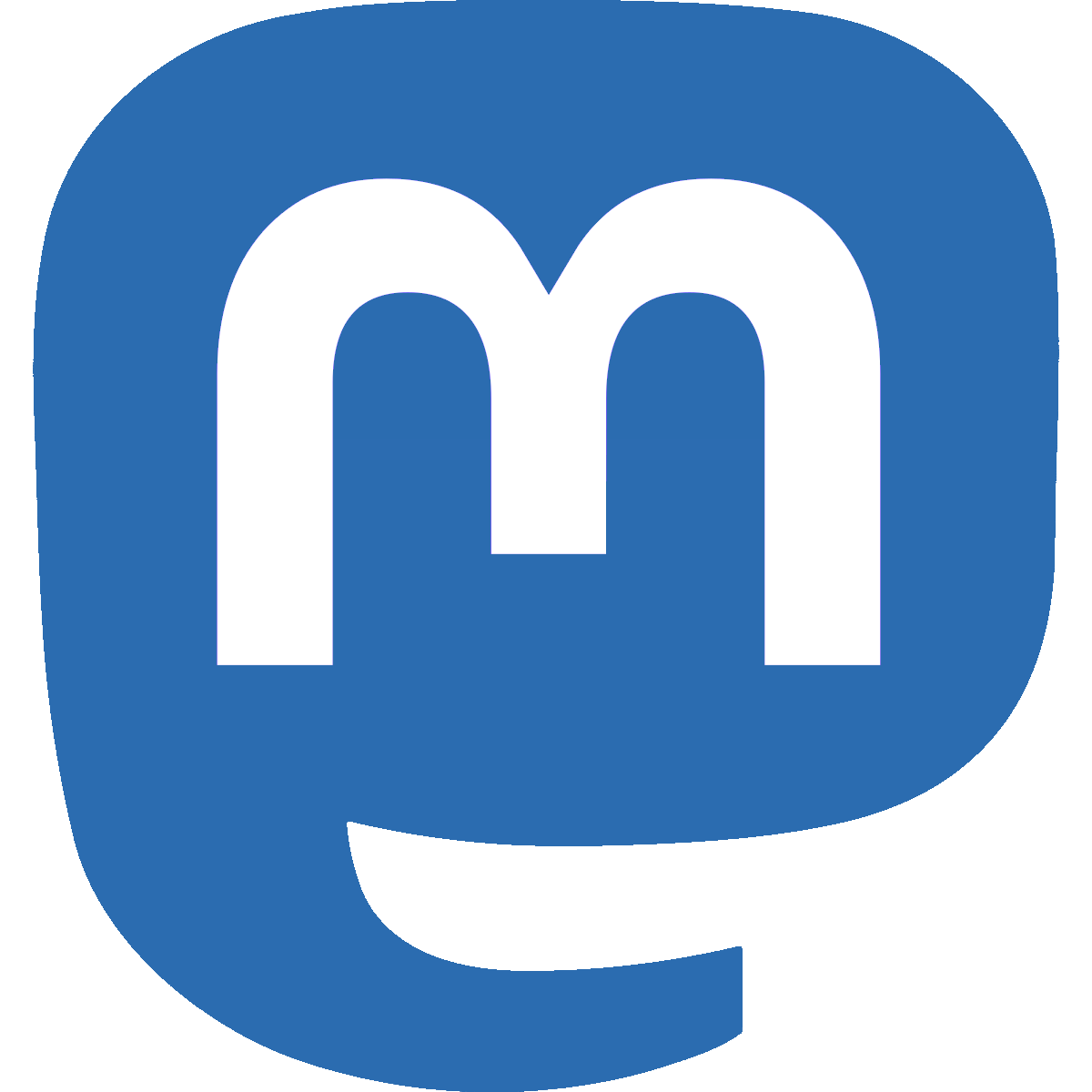 Logo Mastodon recolorisé